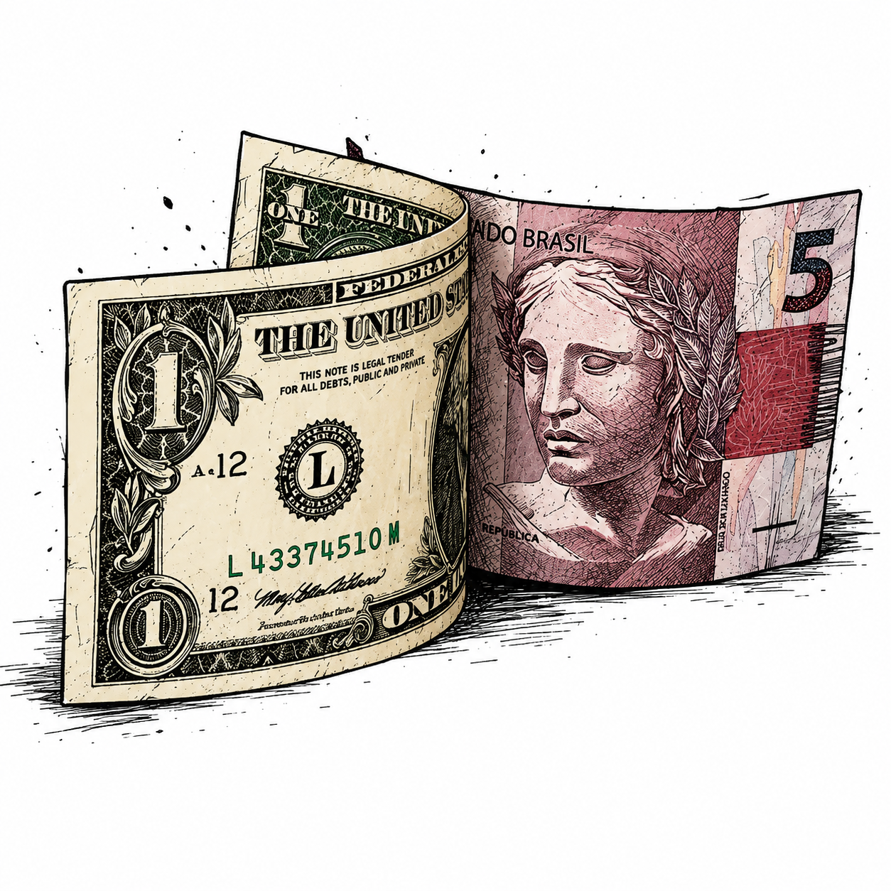Câmbio de moedas - dólar, euro e outras divisas