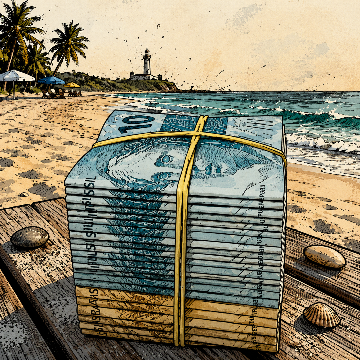 Ilustração de previdência privada